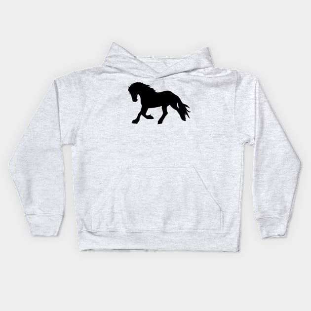 Trotting shadow Kids Hoodie by Shyflyer